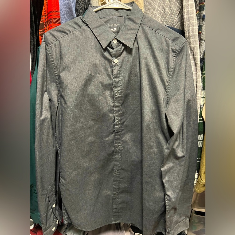 H&M button up long sleeve Asos Topman Zara